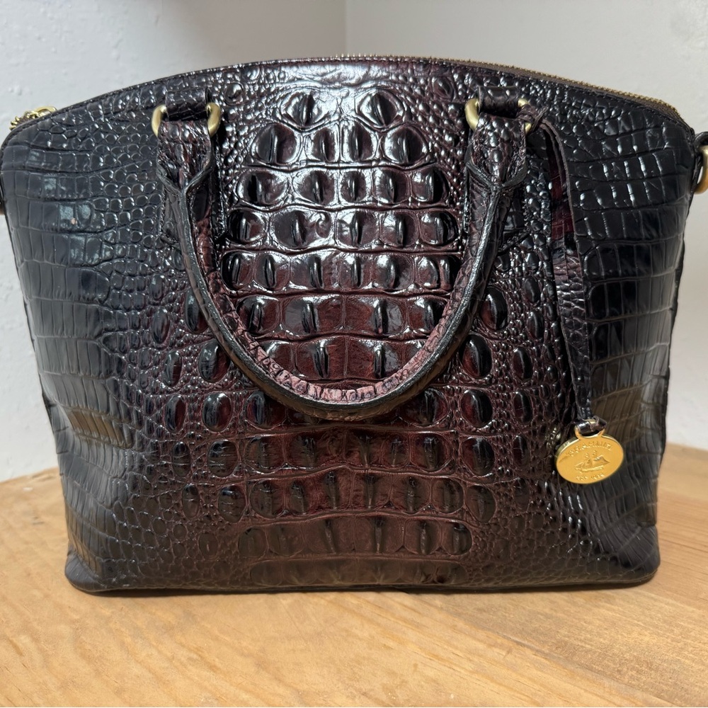 Brahmin Dark Brown Handbag